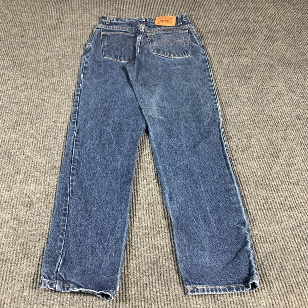 VTG Levis 550 Jeans Womens 10 Blue Denim Mis L Relaxed Fit Tapered Leg Mom 28x30 - Picture 10 of 12